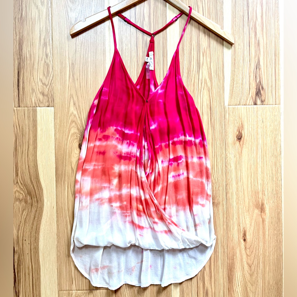 NWOT Boho Boutique Ombré Tie Dye Cami | On The Road Size XS